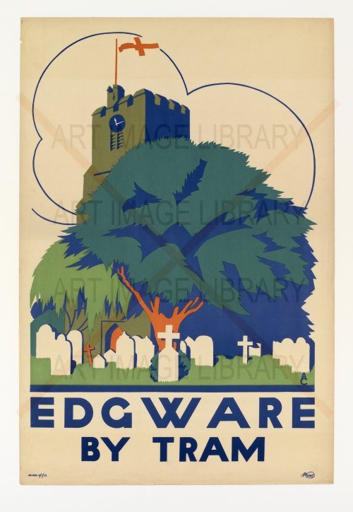 Image no. 4968: Edgware by Tram (Aldo Cosmati), code=S, ord=0, date=1923